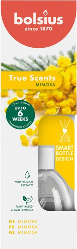Bolsius - True Scents - Geurstokjes - 60 ml - Mimosa