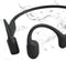 Shokz OpenRun - Draadloze Bone Conduction hoofdtelefoon - IP67 waterbestendig - Zwart