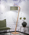 GOOD&MOJO Vloerlamp Andes - Bamboe/Taupe - 72x47x176cm - Scandinavisch,Bohemian - Staande lampen voor Woonkamer - Slaapkamer