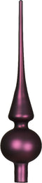 Piek glas d6h26 cm donker mauve Y