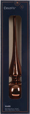 Piek glas d6h26 cm espresso I kerst