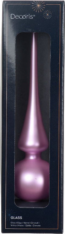 Piek glas d6h26 cm fris lila A