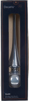 Piek glas d6h26 cm mist blauw I kerst