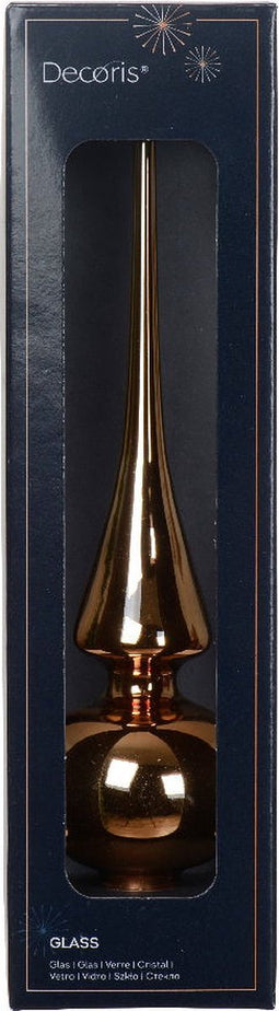 Piek glas d6h26 cm pecannoot bruin H