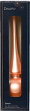 Piek glas d6h26 cm sprankelend rose kerst