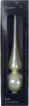 Piek glas d6h26 cm wit mint P