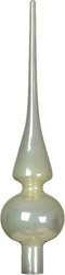 Piek glas d6h26 cm wit mint P