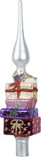 Piek glas d6h29 cm multi kerst