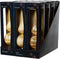 Piek glas d8h31 cm goud/parel a3 kerst