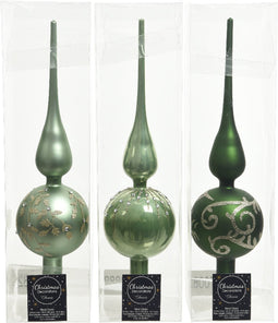 Piek glas d8h31cm groen a3