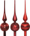 Piek glas d8h31cm kerstrood a3
