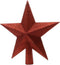Piek plastic ster glitter diameter 19 cm kerstrood