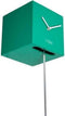 Fisura Wandklok - Pendulum - Met Slinger - 80 Cm - Aluminium - Groen