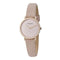 Pierre Cardin Belleville PC Monogram CBV.1504 Horloge - Leer - Beige - Ø 31 mm