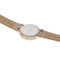 Pierre Cardin Belleville PC Monogram CBV.1504 Horloge - Leer - Beige - Ø 31 mm