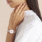 Pierre Cardin Belleville PC Monogram CBV.1504 Horloge - Leer - Beige - Ø 31 mm