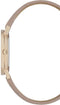 Pierre Cardin Belleville PC Monogram CBV.1504 Horloge - Leer - Beige - Ø 31 mm