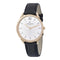 Pierre Cardin Pigalle plissée CPI.2003 Horloge - Leer - Zwart - Ø 40 mm