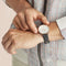 Pierre Cardin Pigalle plissée CPI.2003 Horloge - Leer - Zwart - Ø 40 mm