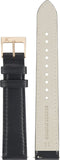 Pierre Cardin Pigalle plissée CPI.2003 Horloge - Leer - Zwart - Ø 40 mm