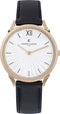 Pierre Cardin Pigalle plissée CPI.2003 Horloge - Leer - Zwart - Ø 40 mm