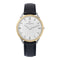 Pierre Cardin Pigalle Stripes CPI.2015 Horloge - Leer - Zwart - Ø 40 mm