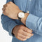 Pierre Cardin Pigalle Stripes CPI.2015 Horloge - Leer - Zwart - Ø 40 mm