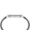 Pierre Cardin Pigalle Stripes CPI.2017 Horloge - Leer - Blauw - Ø 40 mm