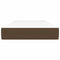 vidaXL - Pocketveringmatras - voor - kinderen - 80x160 - cm - stof - donkerbruin