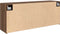 vidaXL - Badkamerwandkast - 100x25x40 - cm - bewerkt - hout - bruin - eikenkleur