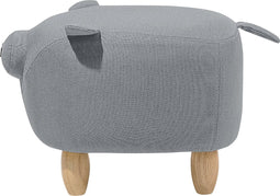 PIGGY - Hocker - Grijs - Polyester