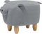 PIGGY - Hocker - Grijs - Polyester