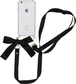 iMoshion Hoesje Geschikt voor iPhone 6s / 6 Hoesje Met Koord - iMoshion Backcover met koord - Satijn - Transparant