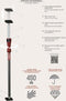PIHER Multiprop P2 Telescopische Steun 95-170cm - 30011