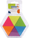 Stick'n Puzzel memoblok - 43x50mm, neon assorti 6 kleuren, 6x150 vel