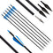 Pijl & Boog Set | Recurve Boog Metalen Riser 30/40Lbs voor Volwassene & Jeugd Beginner Rechtshandig