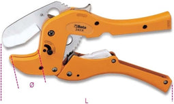 Pijpsnijder met ratel voor kunststof pijpen 342A