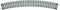 Piko H0 - 55213 A-rails Gebogen Rails R3 30° - 6 stuks