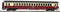 Piko H0 59661 H0 Intercity-City-Personenwagen van de DB Salonrijtuig 1e klas Apmz 121