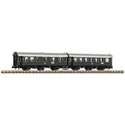 Piko N 40760 N set van 2 ombouwwagens AB3yg & B3yg van de DB AB3yg & B3yg