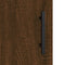 vidaXL - Salontafel - 90x50x40 - cm - bewerkt - hout - bruin - eikenkleur
