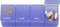 Pillendoos 1 dag - 4 vaks transparant blauw FR