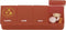 Pillendoos 1 dag - 4 vaks transparant rood FR
