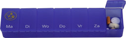 Pillendoos / Medicijndoosje1 week - Nederlands Blauw