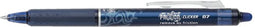 Pilot FriXion Ballpen 0.7mm Clicker – Doos van 12 stuks - Blauw/Zwart