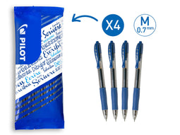 Pilot Frixion G2 gelpen 0.7 - Medium - Blauw - 4 stuks