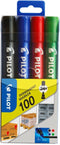PILOT PERM MARKER 100 ASS 4X