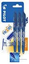 Pilot - Rollerpen pilot frixion blauw 0.35mm blister à 3 stuks