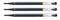 Pilot - Rollerpenvulling pilot hi-tecpoint zwart 0.25mm | 12 stuks