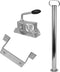 Carpoint Aanhanger Steunpoten Set - Trailer steunpotenset - Hoogte verstelbaar - Zilver